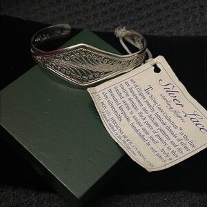 Silver Lace Cuff